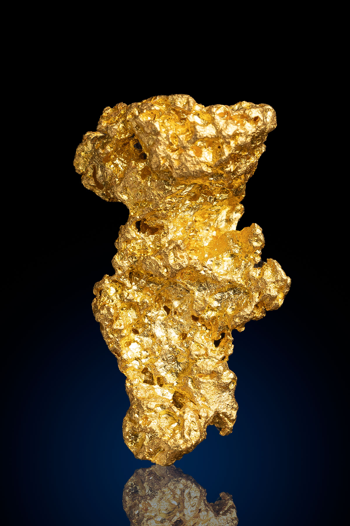 Tall Beautiful Australian Natural Gold Nugget - 8.44 grams